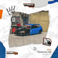 T64-TL001-10TH Tarmac Works 1/64 Honda Civic EG6 Tarmac Works 10th Anniversary