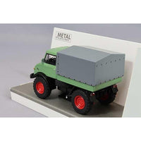 452037900 1/64 Unimog U406 resedagreen/red rims