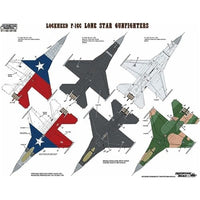 KNE48146 キネティック 1/48 F-16C ブロック30 テキサス空軍州兵 「ローンスターガンファイターズ」