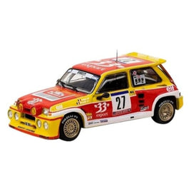 T64-TL061-85TDC27 Tarmac Works 1/64 Renault 5 MAXI Turbo Tour de Corse - Rallye de France 1985 Didie