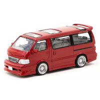 T64R-078-RE ターマックワークス 1/64 Toyota Hiace Wagon Custom Red