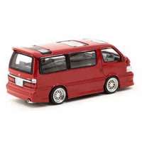 T64R-078-RE ターマックワークス 1/64 Toyota Hiace Wagon Custom Red
