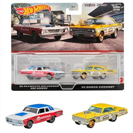 HKF56 ホットウィール プレミアム 2パック プリマス ベルべディア 426 ウェッジ / '65 ダッジ コロネット
