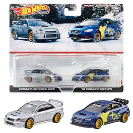 HKF60-9866 ホットウィール プレミアム 2パック スバル インプレッサ WRX / '16 スバル WRX STI