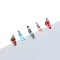 00055630 ジオラマ模型 座ってる人 1/150 10個組