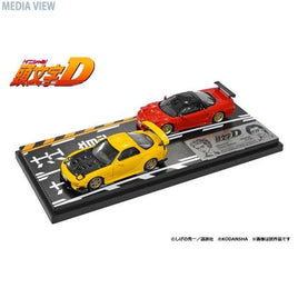 MD64203 モデラーズ 1/64 頭文字D セットVol.3 高橋啓介RX-7(FD3S) & 北条豪NSX(NA1)