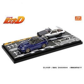 MD64207 1/64 頭文字D セットVol.7 藤原拓海トレノ(AE86) & 城島俊也S2000