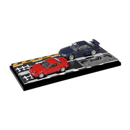 MD64211 1/64 頭文字D セットVol.11 末次トオルロードスター(NA6CE) & 川井淳郎スカイライン(ER34)