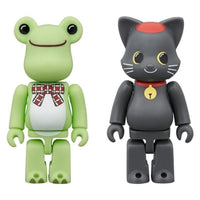 BE@RBRICK かえるのピクルス& NY@BRICK 黒ねこ ピエール 100% 2体セット