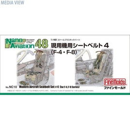 NC10 1/48 現用機シートベルト4 (F-4・F-8)