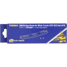 3092 ワイドレール用単線橋脚ベースC317-22.5(8本)