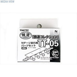 244011 鉄コレ走行用パーツセット TT-05 (車輪径6mm2両分:クロ)