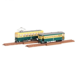 313540 鉄道コレクション ナローゲージ80 猫屋線直通用路面電車(全金車)+客車セット
