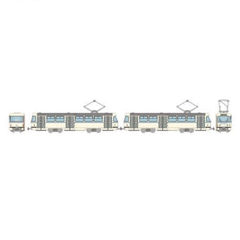 315728 ワールド鉄道コレクション ライプツィヒトラム タトラT4タイプ2両セットD