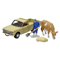 LV-195d ダットサン1300トラック(薄茶) フィギュア付