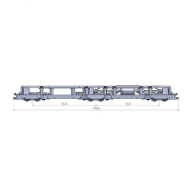 319054 鉄道コレクション動力ユニット LRT用5連接 TM-LRT05
