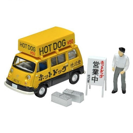 LV-201a スバル サンバー ライトバン ホットドッグ屋(黄/黒)フィギュア付