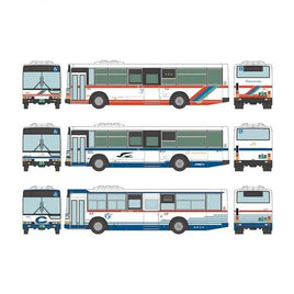 321743 ザ・バスコレクション 名古屋の三菱ふそうエアロスター3台セット