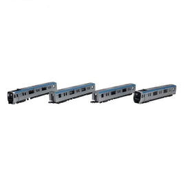 322139 リニア地下鉄道コレクション 仙台市交通局 2000系東西線(銀帯)4両セットA