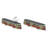 327714 ワールド鉄道コレクション ドレスデントラムタトラT4+B4タイプ2両セットE