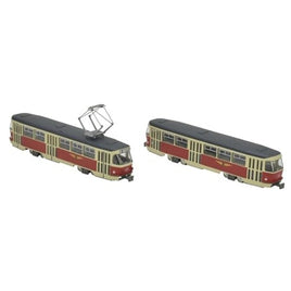 327714 ワールド鉄道コレクション ドレスデントラムタトラT4+B4タイプ2両セットE