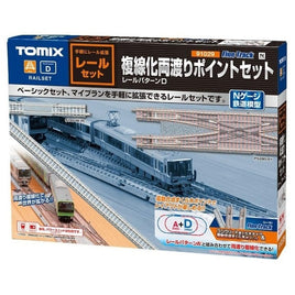 91029 レールセット複線化両渡りポイントセット
