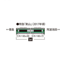98087 キハ185系特急ディーゼルカー(復活国鉄色)セット(2両)