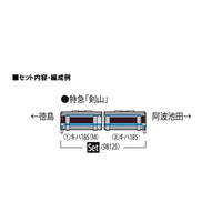 98125 キハ185系特急ディーゼルカー(剣山色)セット(2両)