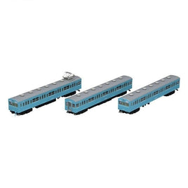 98399 103系通勤電車(初期型非冷房車・スカイブルー)基本セット(3両)