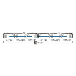 98736 475系電車(北陸本線・新塗装)セット(6両)