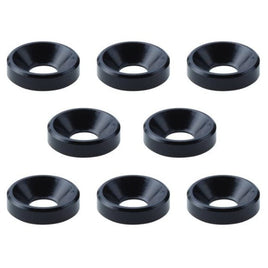 SGX-15BK M3アルミ皿ワッシャー外径8mm ブラック 6pcs
