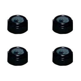 SGX-02UBK アルミ薄型ナイロンナット M2 (ブラック) 4pcs