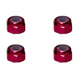 SGX-03R アルミナイロンナット M3 (レッド) 4pcs