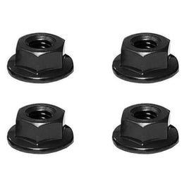 SGX-04SBK アルミフランジセレートナット M4 (ブラック) 4pcs