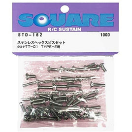 STD-162 スチールヘックスビスセット(タミヤTT01TYPE-E)