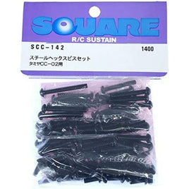 SCC-142 スチールヘックスビスセット(タミヤCC-02L)
