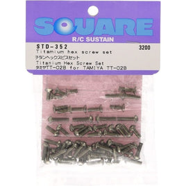 STD-352 チタンヘックスビスセット(タミヤTT-02B用)