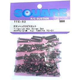 TCC-52 チタンヘックスビスセット (タミヤTC-01用)