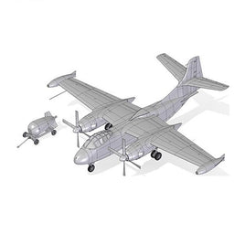 RE72063 ローデン 1/72 米・ノースアメリカンAJ-1サヴェージ艦上攻撃機・核爆弾付き