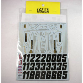 TABU12055 1/12 ロータス72D   フルスポンサーデカール(T社対応)