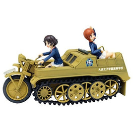 GPSP-2 ガールズ&パンツァー劇場版 1/35 みほと優花里のケッテンクラート大洗女子学園仕様 組み立て式履帯です!