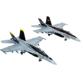 AE144-2 1/144 アメリカ海軍 F/A-18E スーパーホーネット ジョリーロジャース(複座型) 2機セット