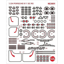 NE24011 NuNu 1/24 レーシングシリーズ ポルシェ 911 SC/RS 1984 オマーンラリー ウィナー用ディティールアップパーツ