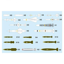 AW-1 1/144 現用航空機用 ウェポンセット1 通常爆弾 & ミサイル '50?