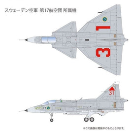 TPA-15 プラッツ 1/48 スウェーデン空軍 全天候迎撃戦闘機 JA37 ヤクトビゲン `第17航空団`