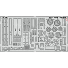 M48-11 プラッツ 1/48 1/48 F-14トムキャット エッチングパーツ 外装用