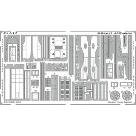M48-17 プラッツ 1/48 1/48 A-10C サンダーボルトII エッチングパーツ 外装用