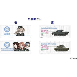 GP150-22 プラッツ ガールズアンドパンツァー サイシュウショウ エヌゲージ ミニキャラコンテナ 20フィート 2コセット ダイガクセンバツチーム