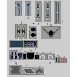 M48-21 プラッツ 1/48 F-35A ライトニングII用 エッチングパーツセット