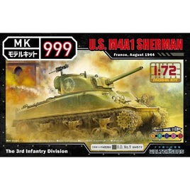 WS55004 ウォルターソンズ 1/72 WW.II アメリカ軍 M4A1A(75) シャーマン 1944年8月 フランス 第3歩兵師団